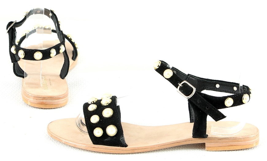 Image 5: Alain Manoukian Leather Sandals