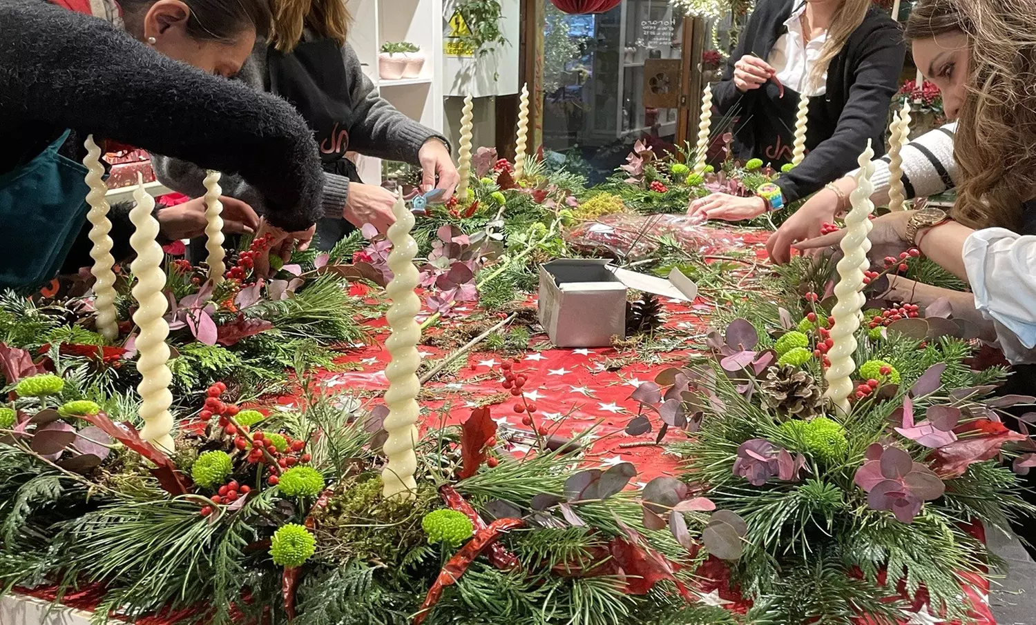 Taller creativo con flores de 2 horas para 1 o 2 personas