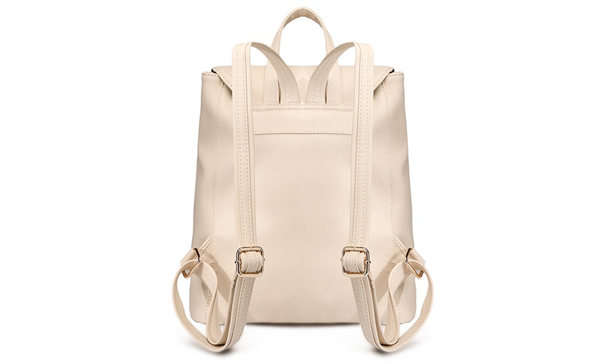 Image 19: MISS LULU Women's Fashion Lightweight Elegant Daily Backpack