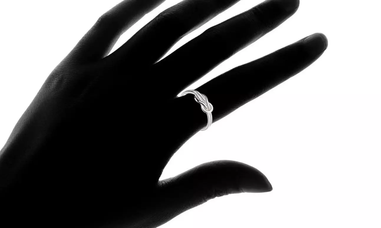 Classic Sterling Silver Love Knot Ring