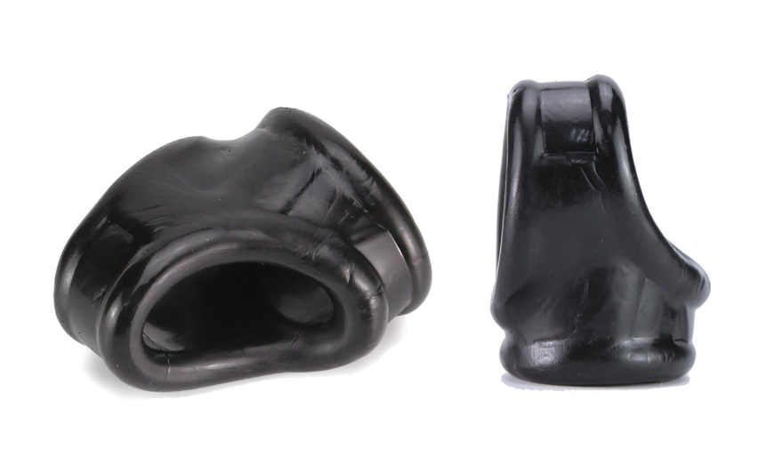 Image 2: Silicone Enhancer Penis Sleeve C-Ring Scrotum Ring Penis Extender