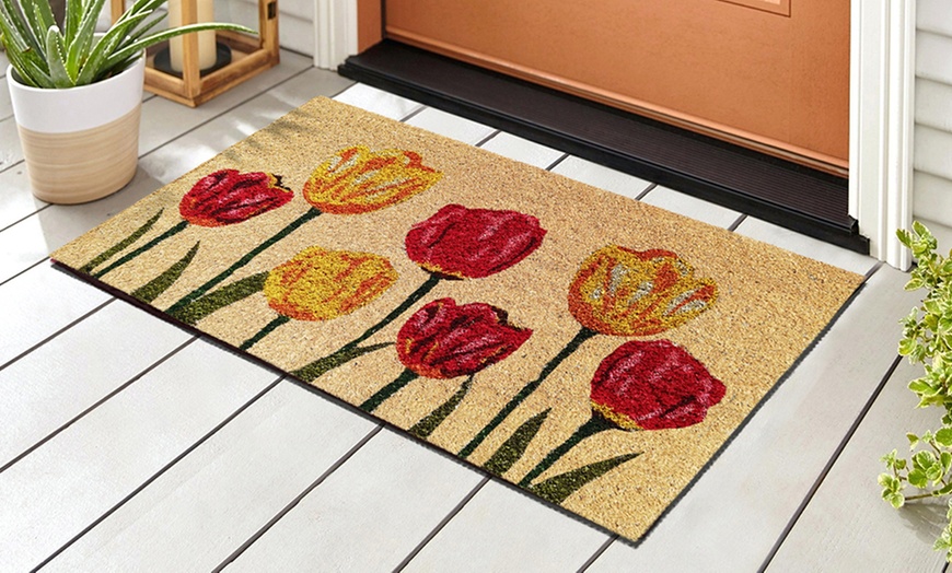 Image 44: Zerbino in cocco con retro antiscivolo