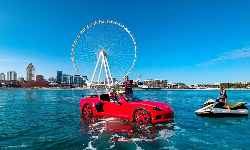 Image 3: Miami Jet Ski or Jet Car Ride + 30 Minute Boat Ride