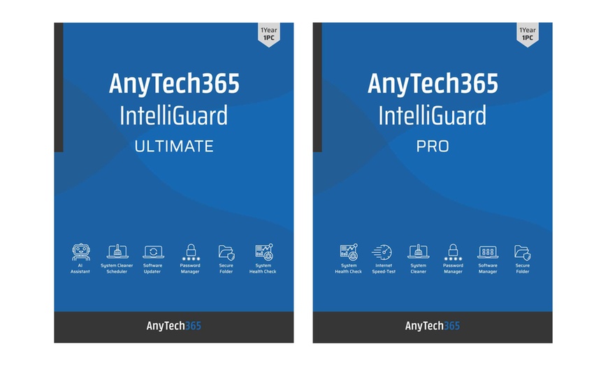 Image 1: AnyTech365 IntelliGuard Pro ou Ultimate pour 1 PC pendant 1 an