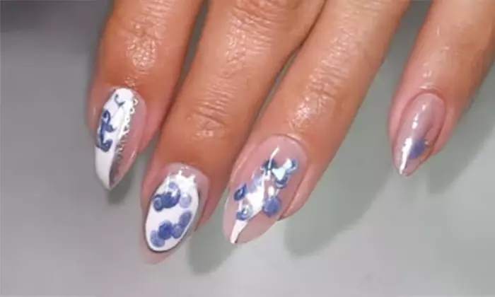 Express Your Style With a Gel or No Polish Manicure Optional Nail Art