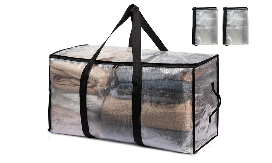 Image 3: Two Packs of Oversized Foldable Storage Bags