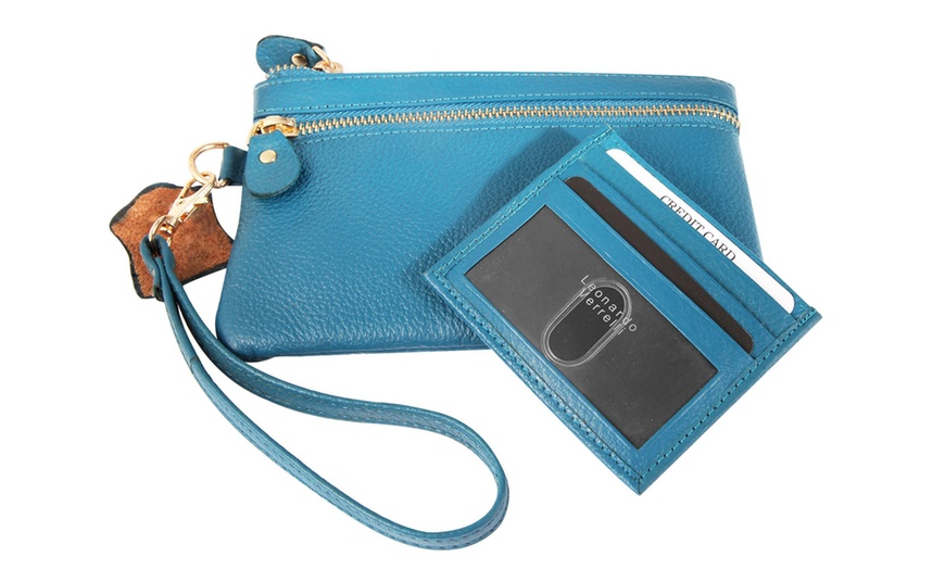 Image 36: Coffret cadeau en cuir Leonardo Verrelli