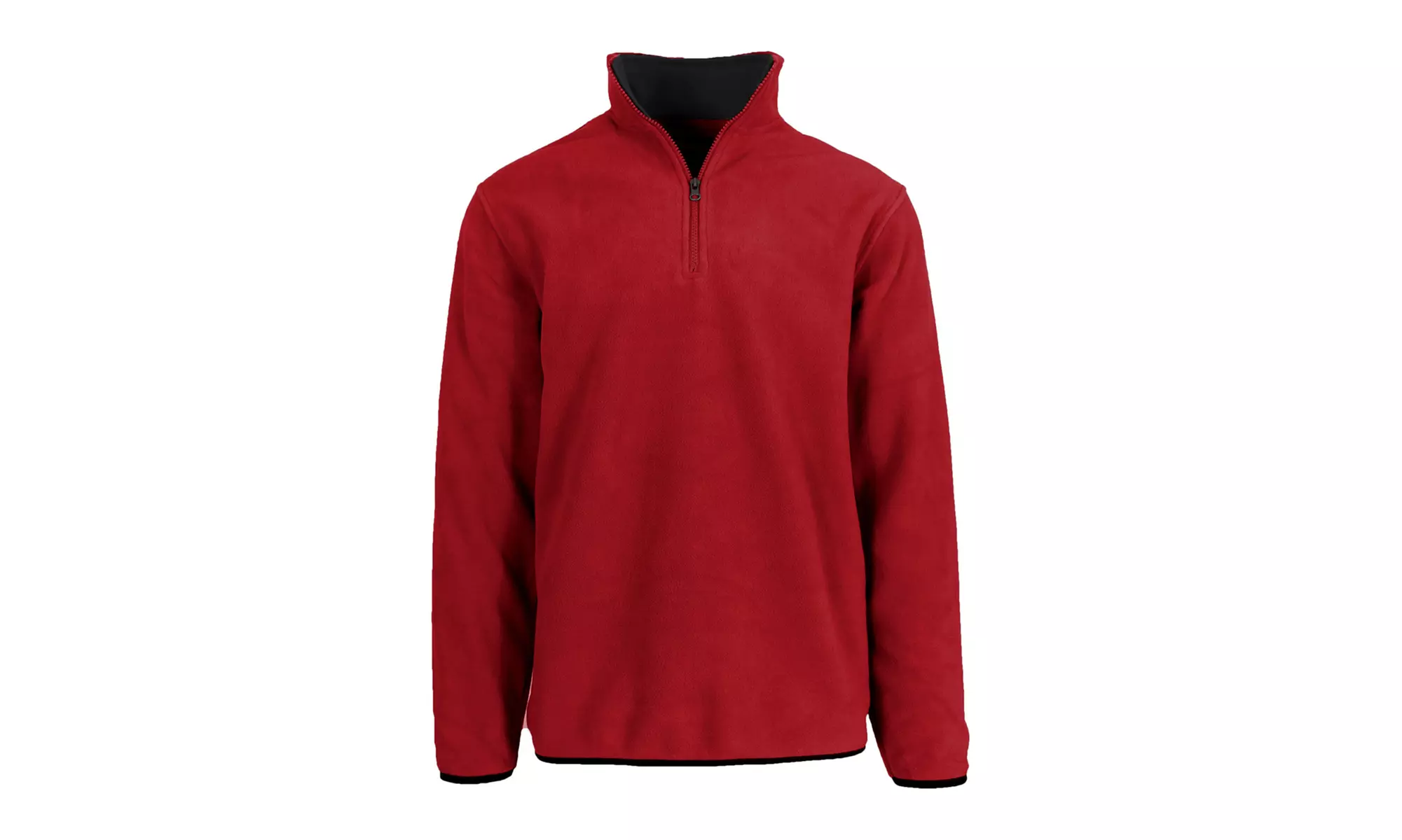 Men's Polar Fleece Pullover Quarter Zip Sweater (Sizes, S-XL)
