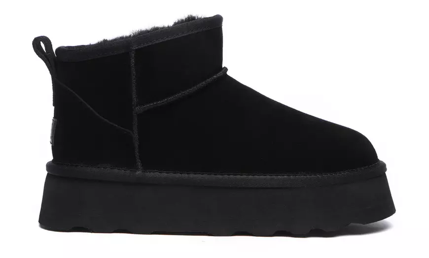 Image 8: Thick Bottom Mini Classic UGG