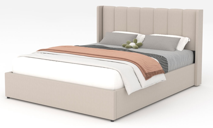 Image 5: Lit design "Carson" de Kocoon avec coffre de rangement en velours