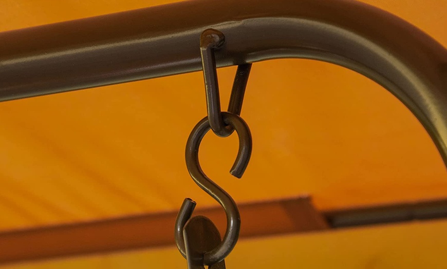 Image 8: Outsunny Kids' Bistro Table and Chair Set or Garden Swing Seat 