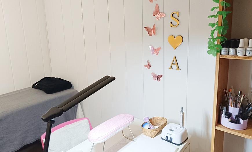 Image 10: Primera puesta de uñas acrílicas, semipermanente, opción a decoración 