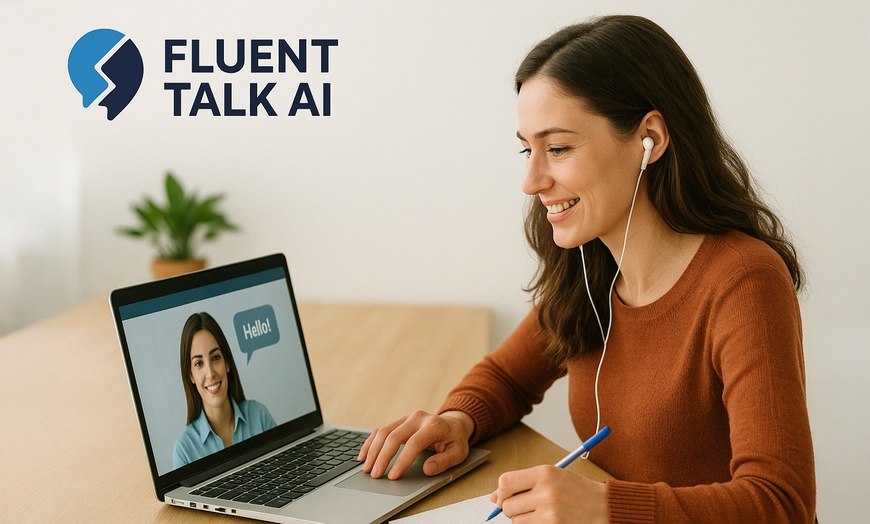 Image 1: Mejora un idioma a elegir con 1 año de conversación con sistema IA