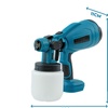 Image 4: Pistola pulverizadora inalámbrica para pintura