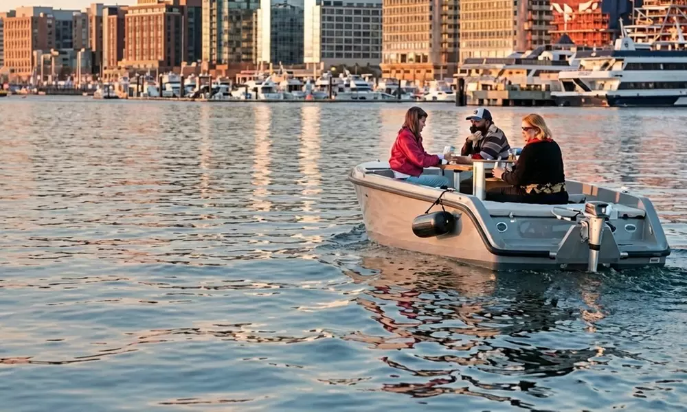 Self-Captained Electric Boat Rental -Cherry Blossom Tour, WashingtonDC