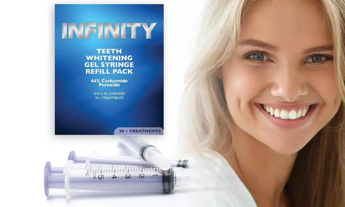 Infinity Teeth Whitening Gel Syringe Refill Set (4-Pack) - Primary Image