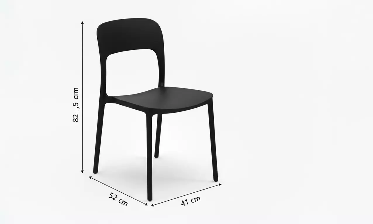 Set di 4 sedie da esterno