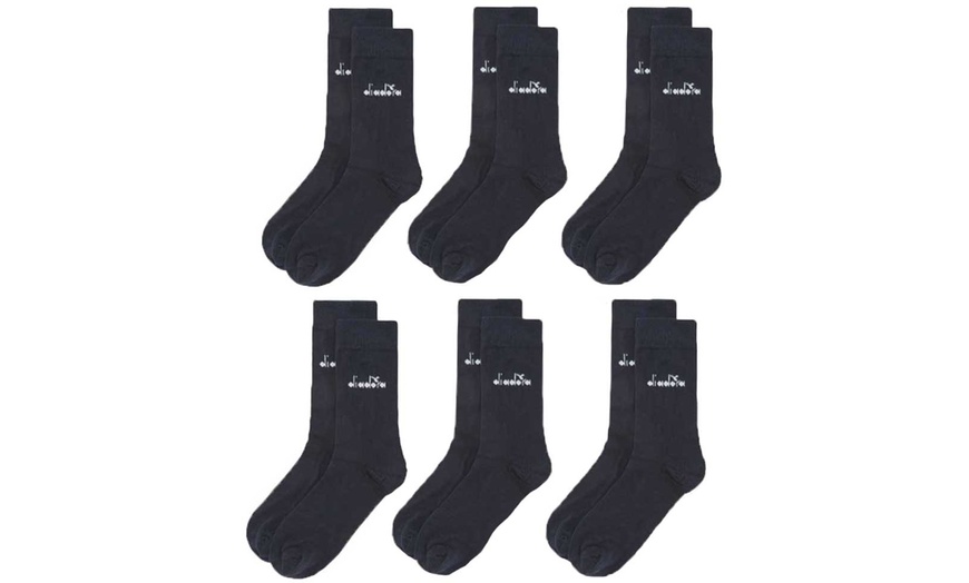 Image 12: Fino a 9 paia di calze in cotone unisex Diadora