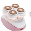Image 2: Rechargeable Four-Head Electric Hair Remover for Women