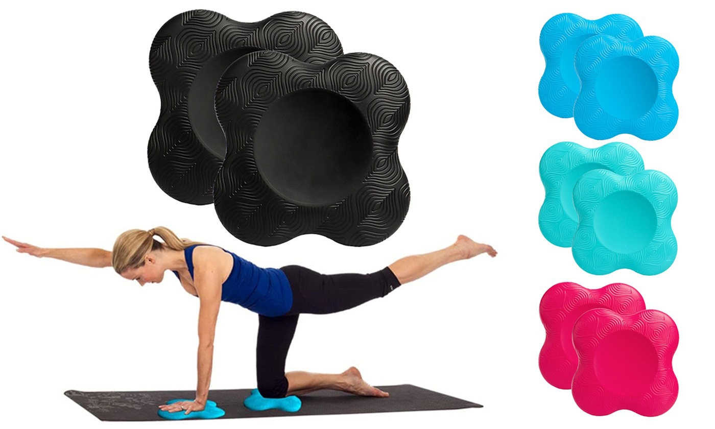 2Pcs Thick Yoga Knee Pad Anti-Slip Elbow Hands Fitness Kneeling pad