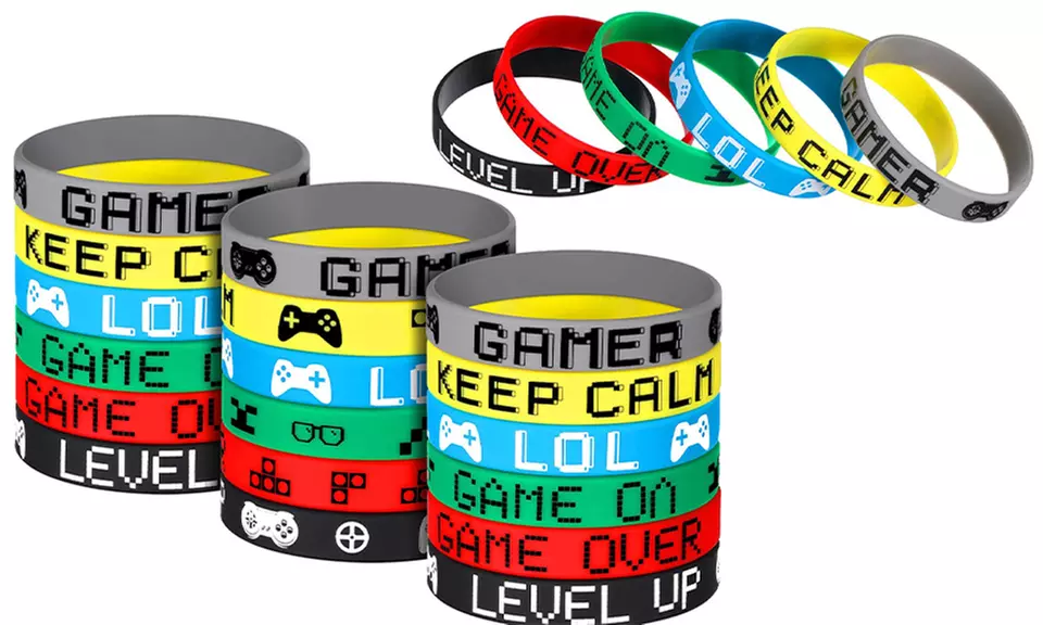 Pack de 18 pulseras gamer en 6 diseños - Primary Image