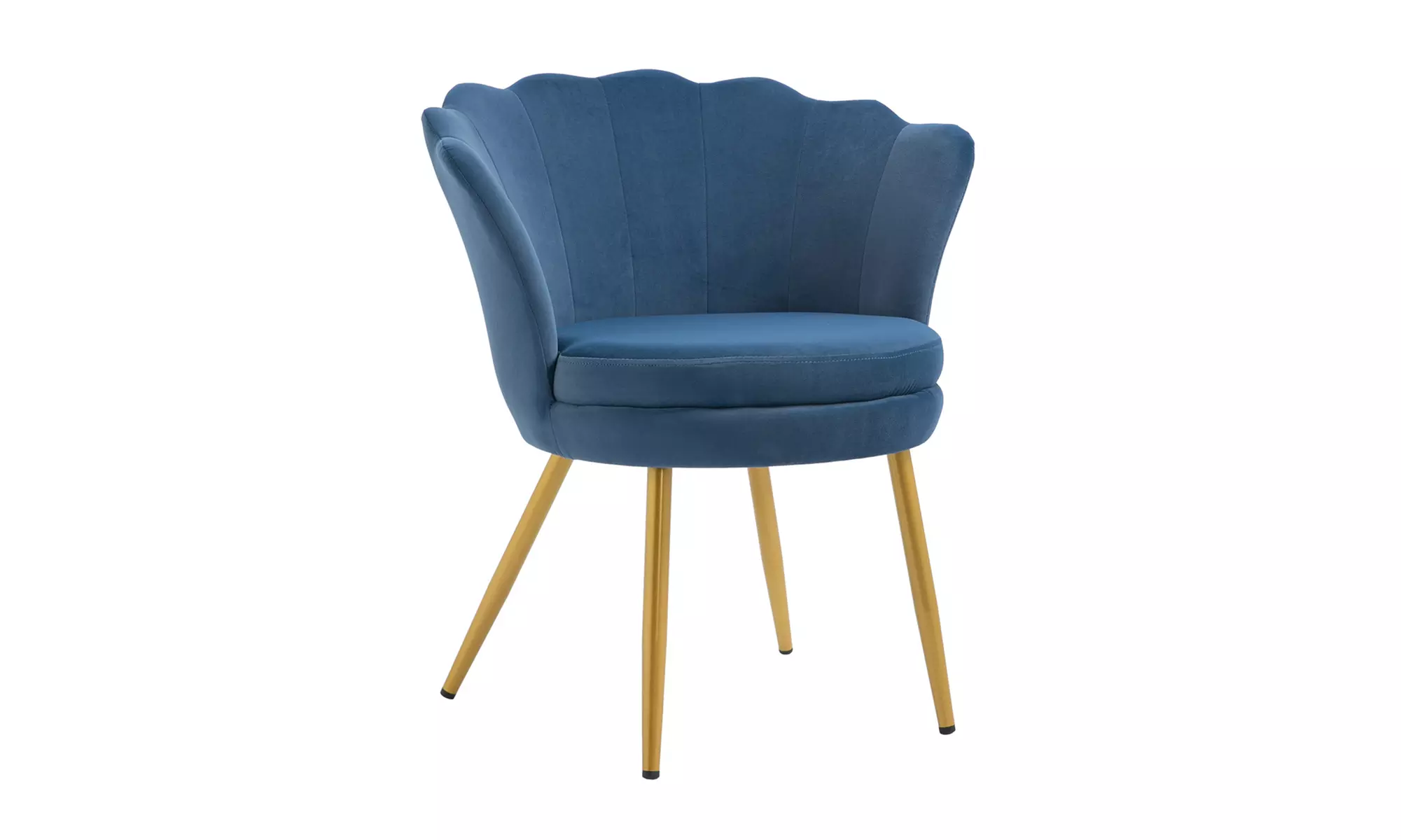 Silla con respaldo en forma de concha