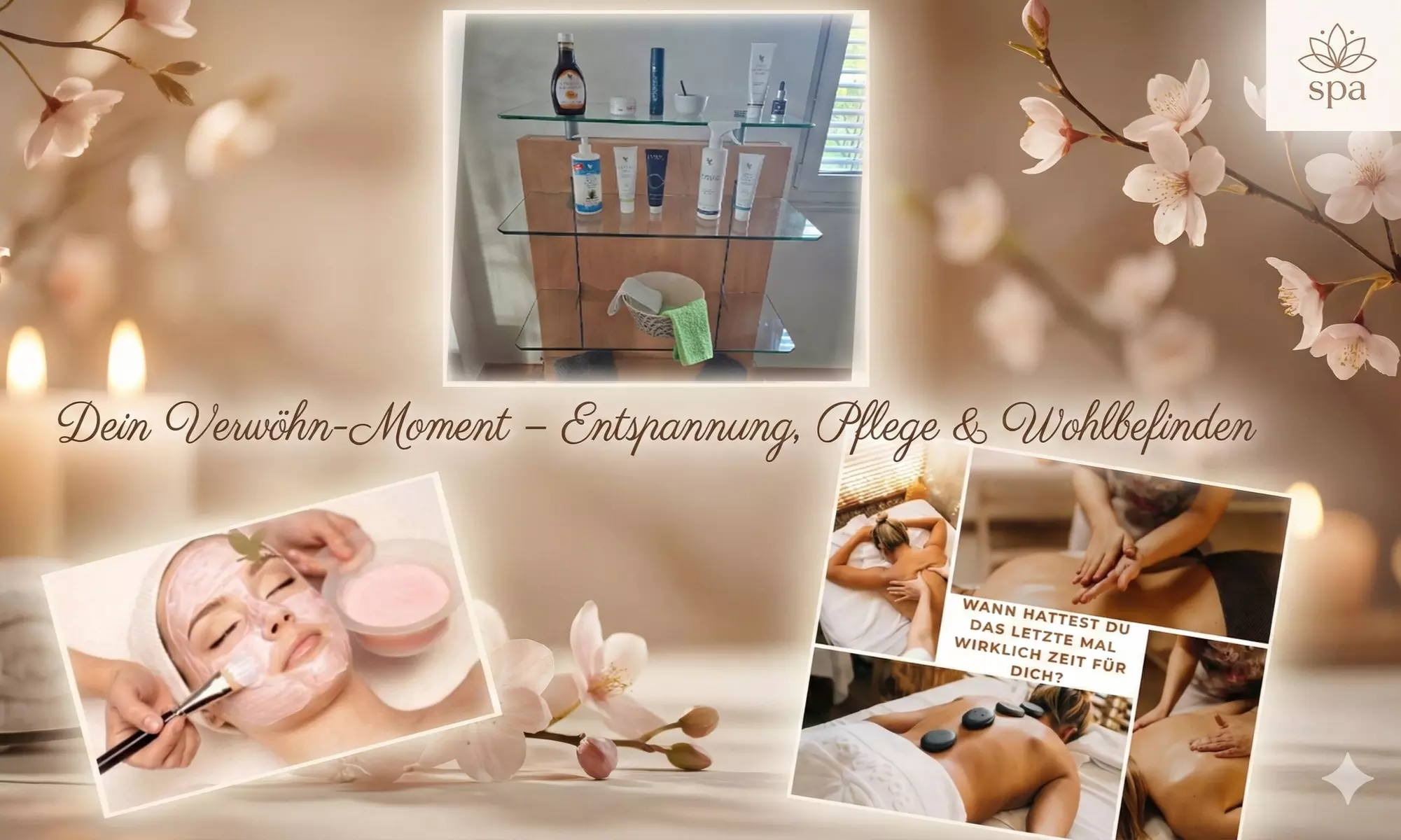 60 - 90 Min. Hot-Stone-Massage inkl. Gesichtsbehandlung für 1 Person