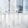 Image 1: Lot de 4 chaises transparentes 'Petra'