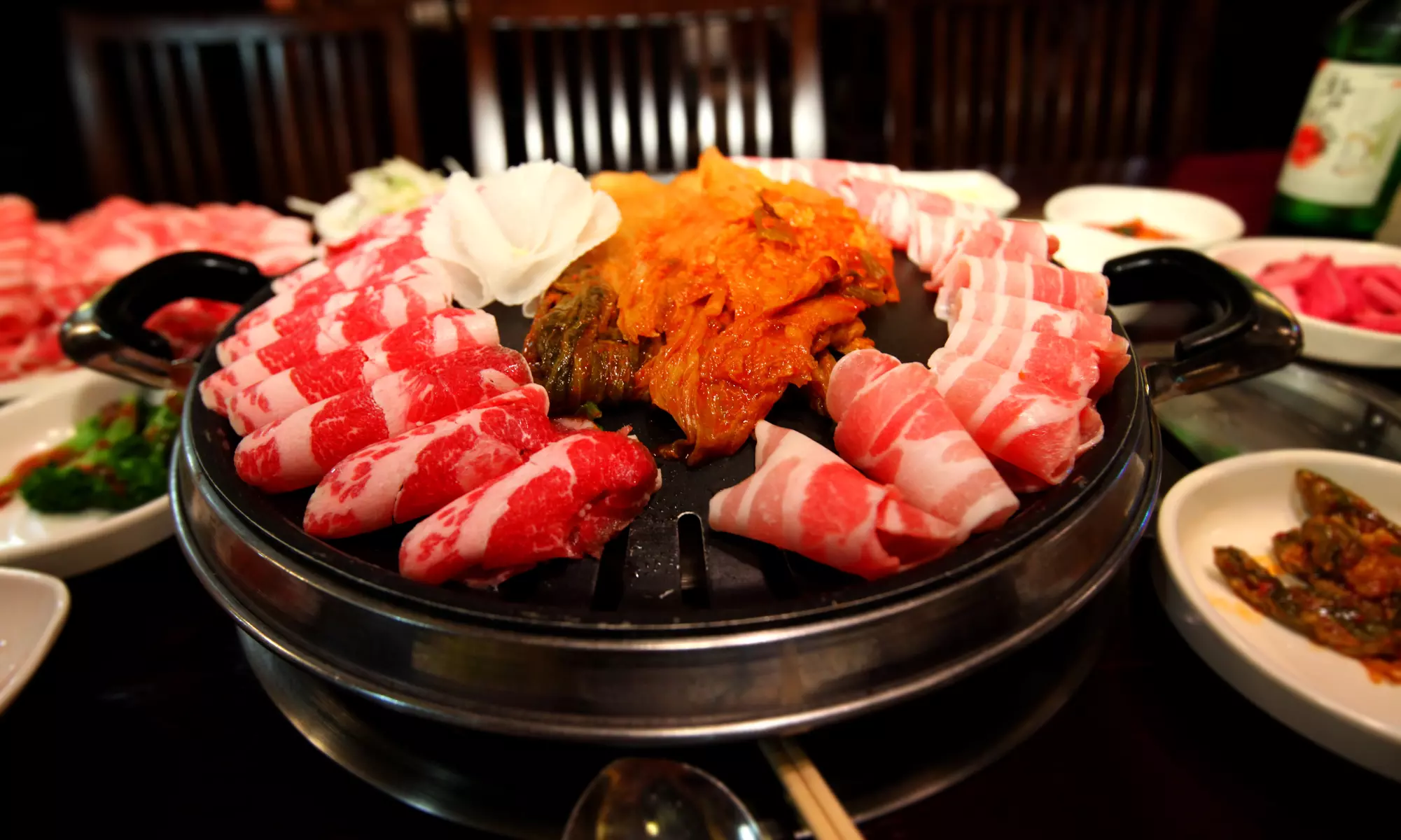 Korean Dinner with Signature Dishes and Wine for Two, Four, or Six at Muk Eun Ji Park (Up to 64% Off) - Primary Image