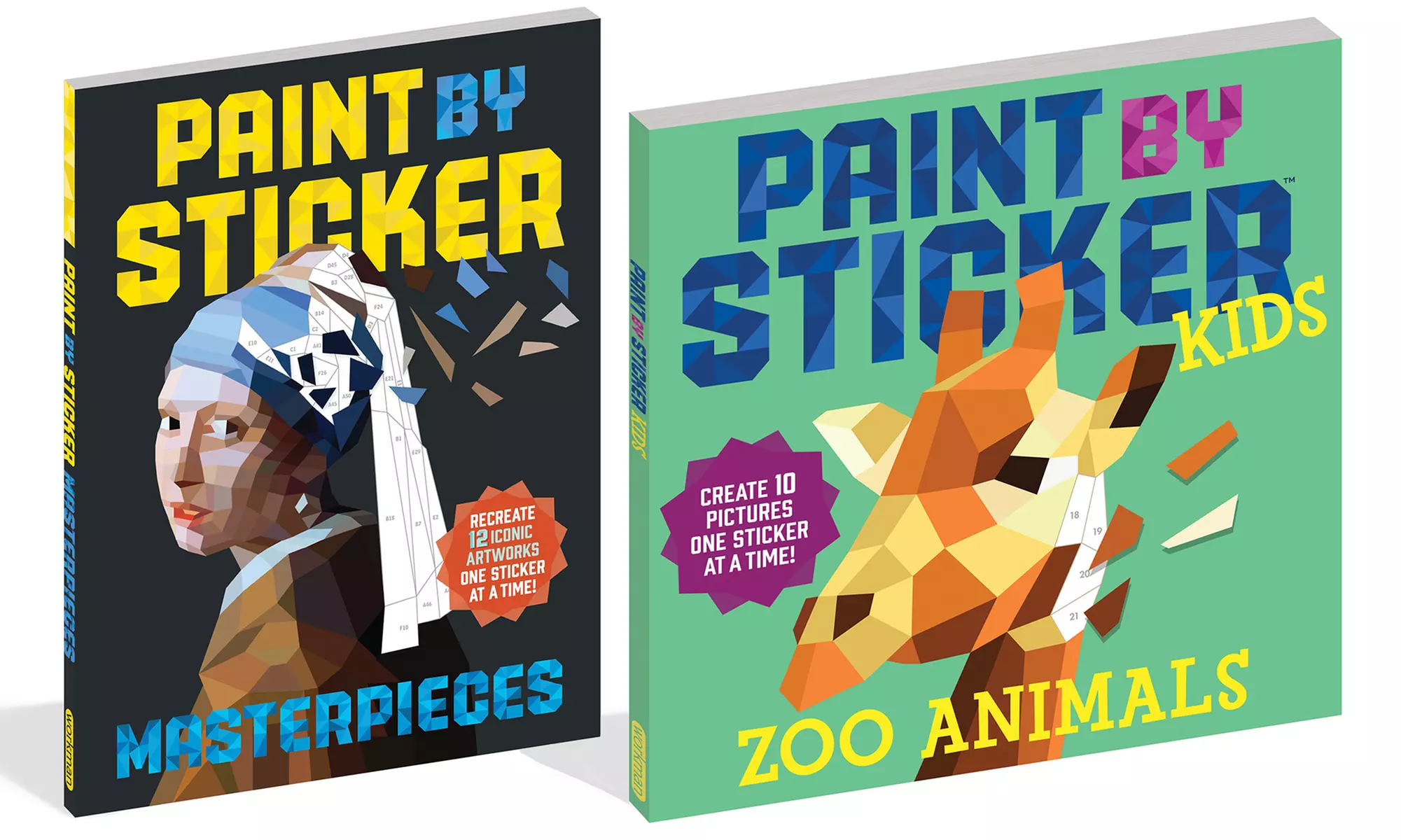 Paint by Sticker Masterpieces or Paint by Sticker Kids: Zoo Animals - Primary Image