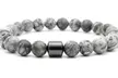 Men's Natural Healing  Stone Hematite Bracelet - Second Medium