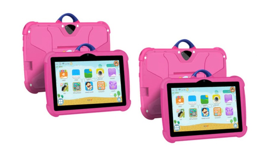 Image 9: 1x oder 2x 7-Zoll-Android-Tablet für Kinder