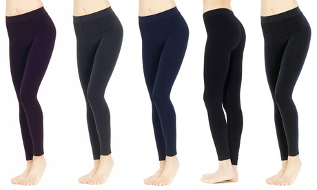 2 o 6 Collant a vita alta disponibili in 4 colori