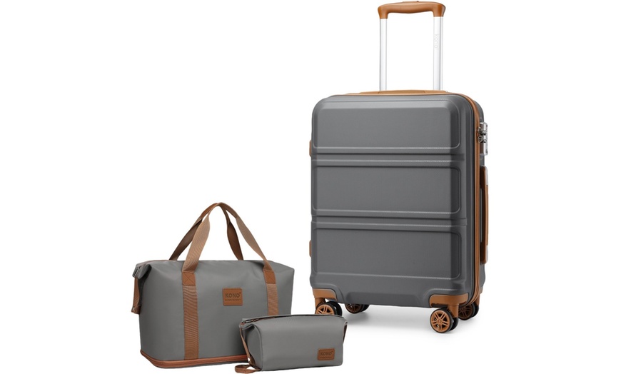Image 16: Kono Kabinen-Koffer inkl. Reisetasche und Kulturbeutel