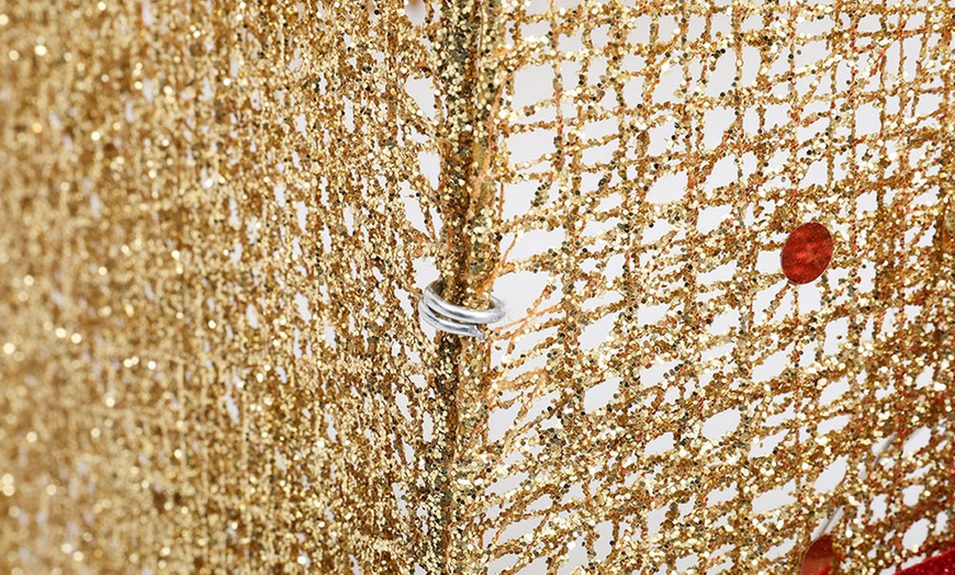 Image 9: Living And Home Christmas Square Tree Collar Basket