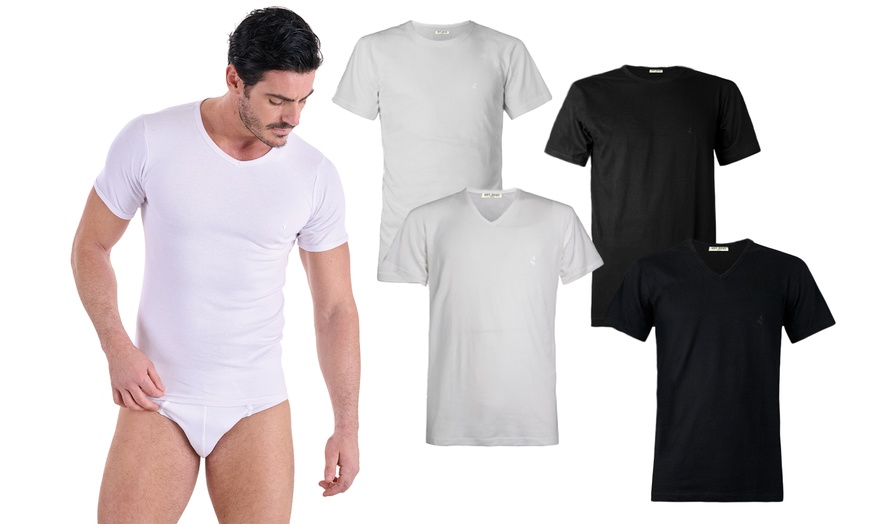 Image 1: Maillots de corps en coton  