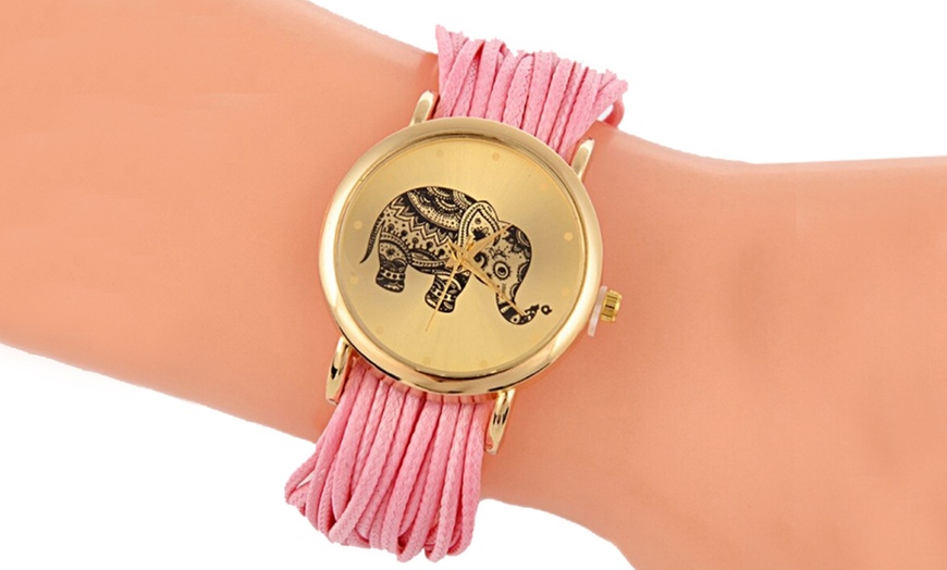 Image 8: Animal Print Watch