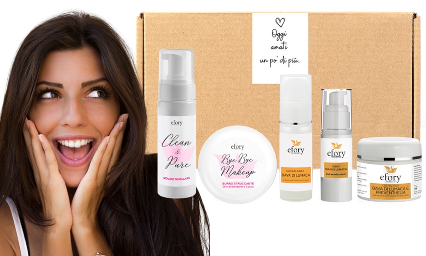 Image 1: Beauty Box skincare per tutti i tipi di pelle made in Italy Efory