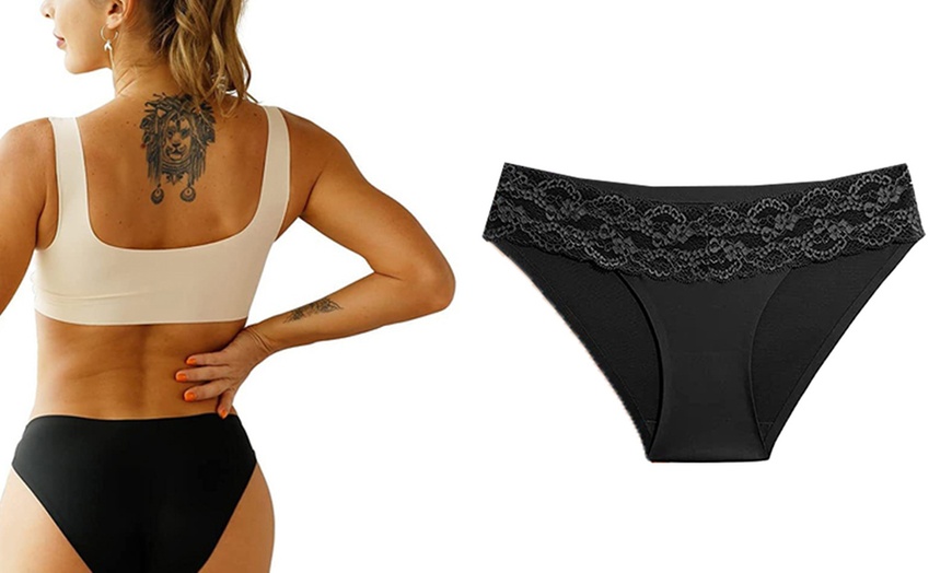 Image 8: 6x oder 12x Nahtloses Spitzenhöschen