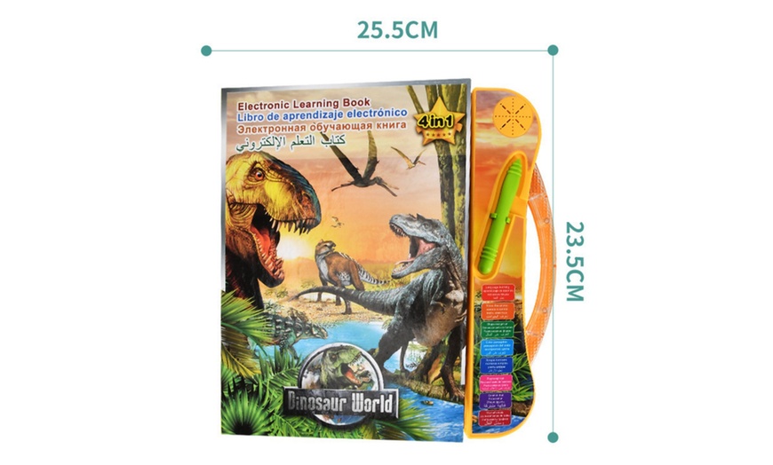 Image 8: Electronic Smart 4 Languages Dinosaur Touch Reading Book