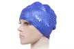 Flexible Adult Swimming Cap Waterproof Silicon Waterdrop Caps Hats - Second Medium