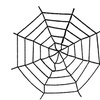 Image 3: Giant Spider & Web Halloween Decoration Props