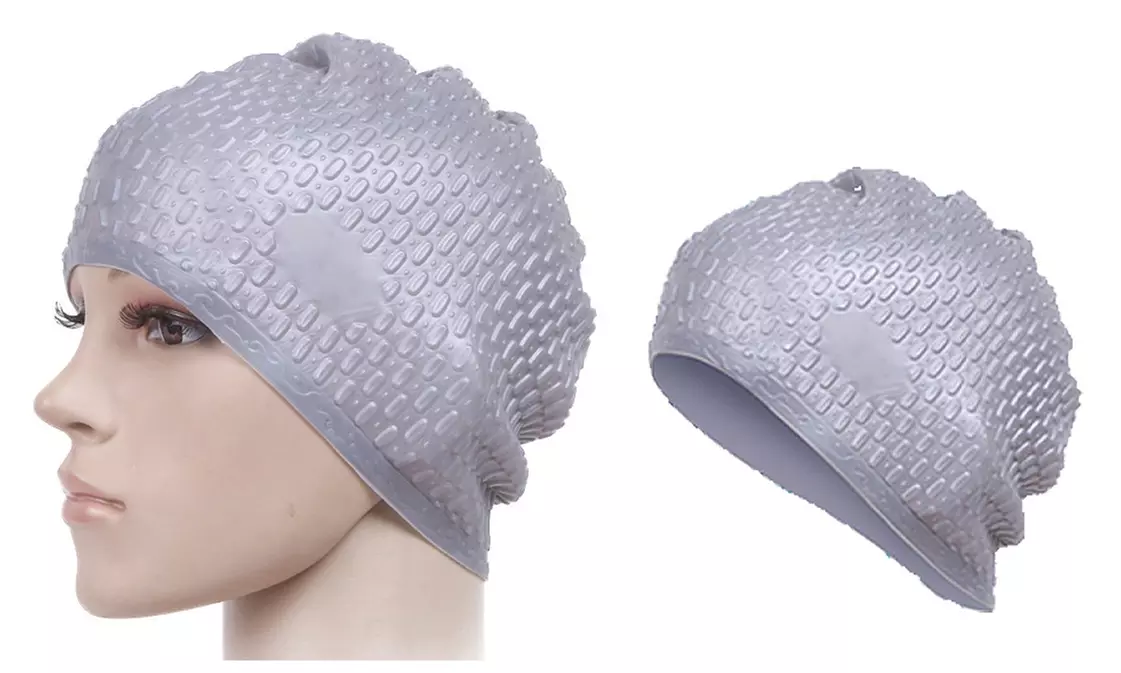 Swim Bathing Swimming Caps for Men Women Retro Style Silicone Hat