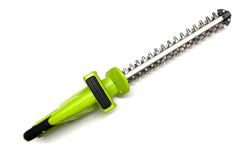 Image 3: Garden Gear 12V Cordless Hedge Trimmer and Optional Spare Battery