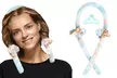 Heatless Curling Rod Headband No Heat Silky Ribbon Rod Roller Curls & Clip - Second Medium