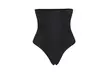 Women's High Waist Cincher Shapewear Slimmer Tummy Control Thong Panty - Second Medium