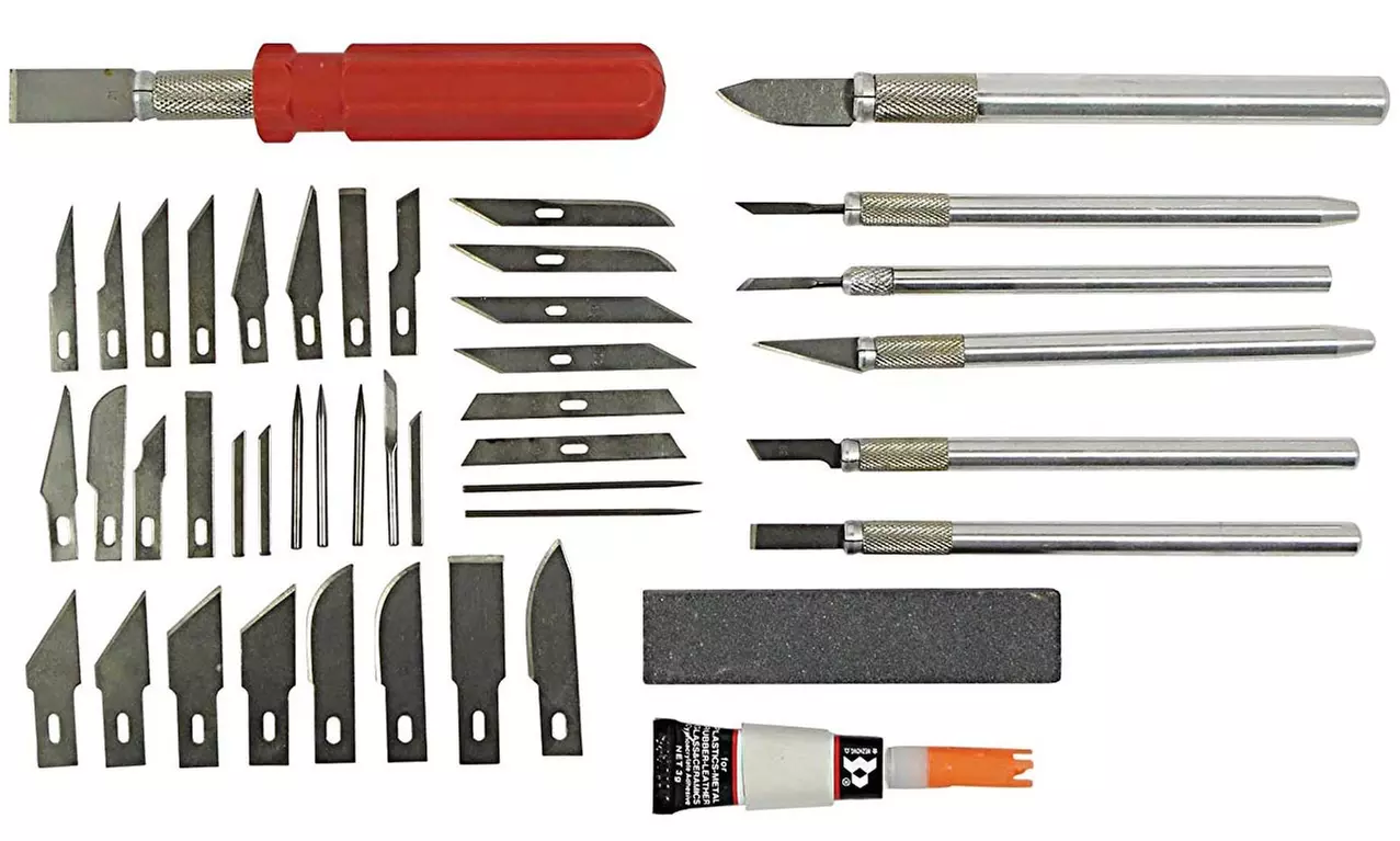 Deluxe Hobby Knife Set (51-Piece) - Second Medium