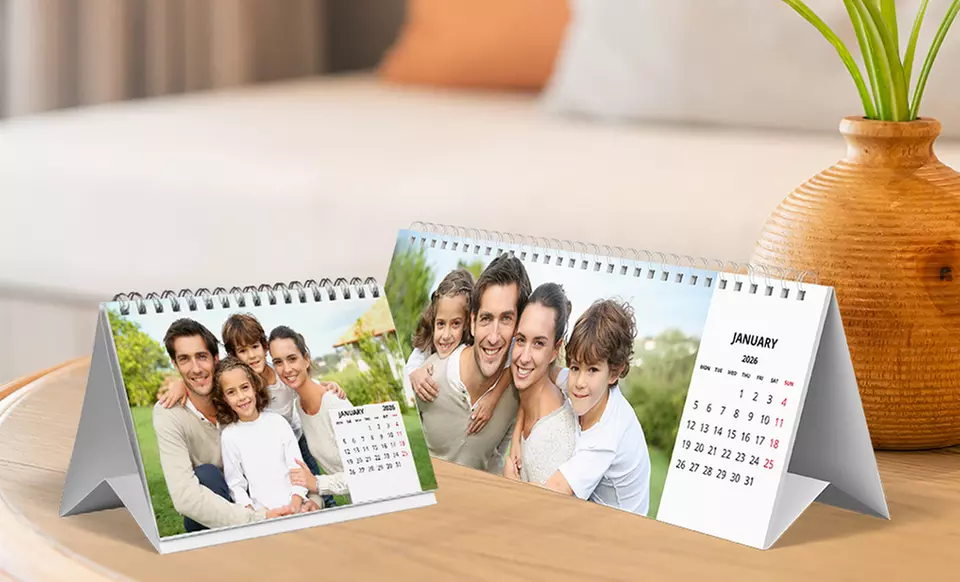 Up to 81% Off Photo Desk Calendars from CanvasOnSale