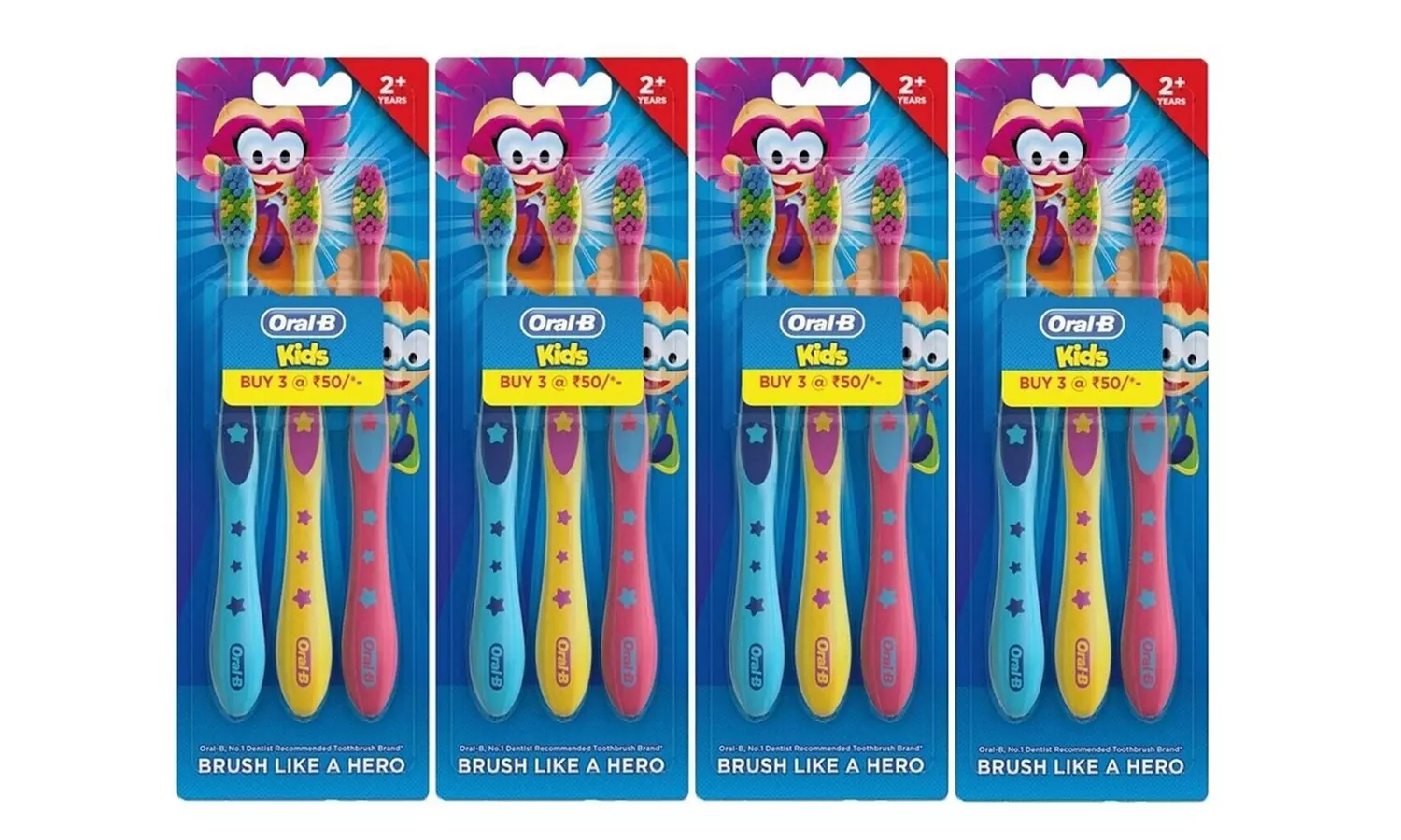 Oral B Kids Toothbrush Set - Extra Soft (12- Pack)