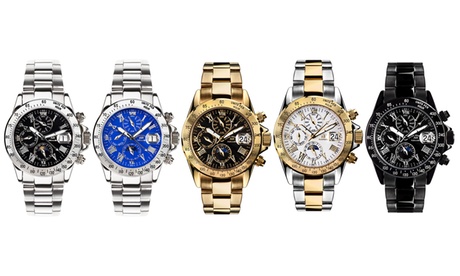 Orologio da uomo automatico André Belfort con vetro in zaffiro disponibile in vari colori